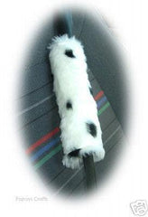 1 singular fuzzy seatbelt pad choose your print zebra cow bee tiger leopard cheetah dalmatian