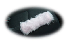 Fuzzy faux fur Baby Pink Handbrake cover cute Poppys Crafts