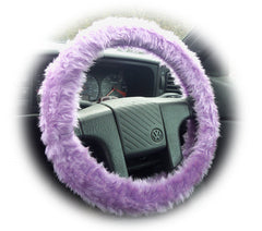 Fuzzy furry steering wheel cover choice of colour's Poppys Crafts