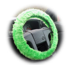 Fuzzy furry steering wheel cover choice of colour's Poppys Crafts