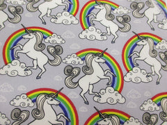 Magical Unicorn and Rainbow cotton seatbelt pads 1 pair